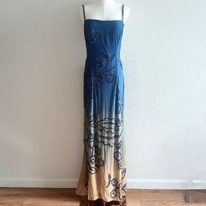Y2K Beaded Sequin Ombre Mermaid Prom Dress